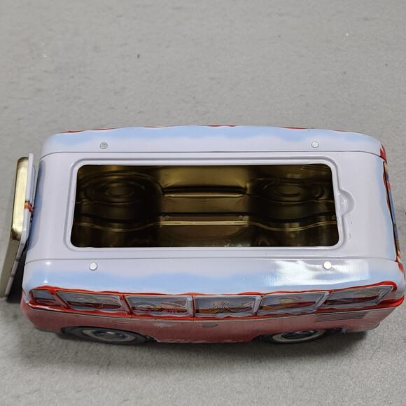 Classic Volkswagen VW Microbus CamperVan Biscuit Storage Tin Novelty Collectible - Picture 8 of 11